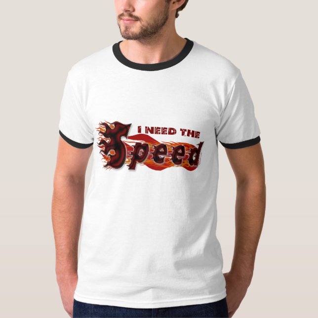 Camiseta Velocidade da necessidade (Frente)