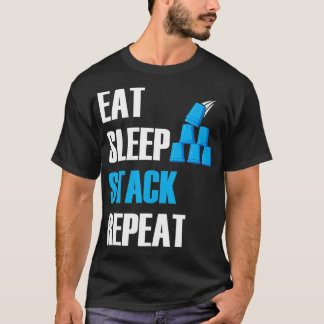 Camiseta Velocidade das pilhas Cups Velocidade do Empilhame