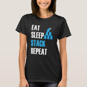 Camiseta Velocidade das pilhas Cups Velocidade do Empilhame