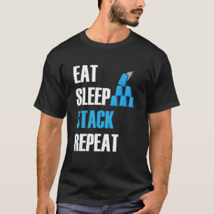 Camiseta Velocidade das pilhas Cups Velocidade do Empilhame