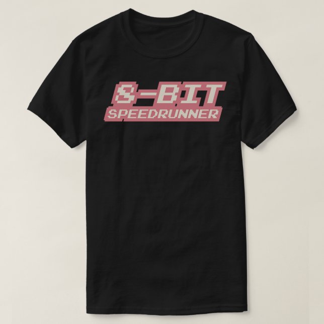 Camiseta Velocidade de 8 bits 3 (Frente do Design)