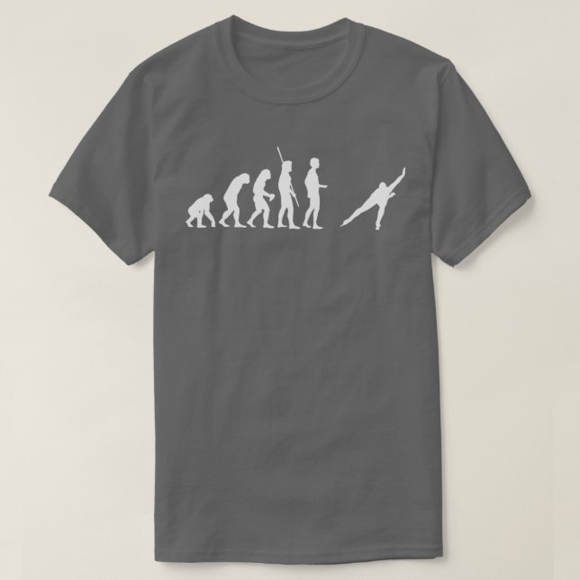Camiseta Velocidade de Evolução Patinação (Frente do Design)