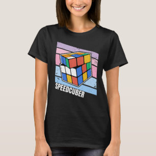 Camiseta Velocidade do Cubo de Velocidade do Quebra-cabeça