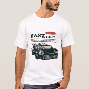 Camiseta Velocidade do Vintage Racer