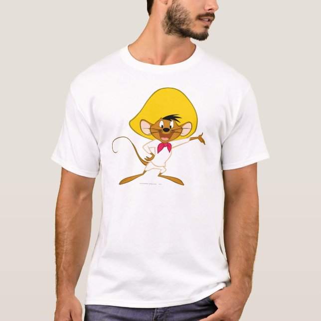 Camiseta VELOCIDADE GONZALES™ em pé (Frente)