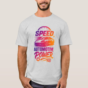 Camiseta Velocidade, Impulso E Desvio Cromático — Ca Tipogr