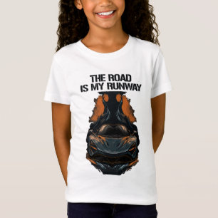Camiseta Velocidade no estilo, a estrada é a minha pista