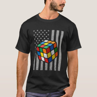 Camiseta Velocidade Reduzindo A Bandeira Americana Quebra-c