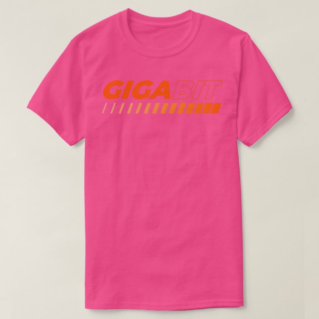 Camiseta Velocidades Gigabit Ethernet (Frente do Design)