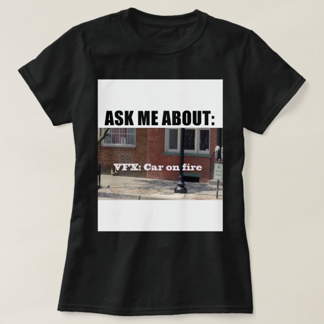 Camiseta Velocipastor VFXcar em chamas Clássico T Shirt (Frente do Design)