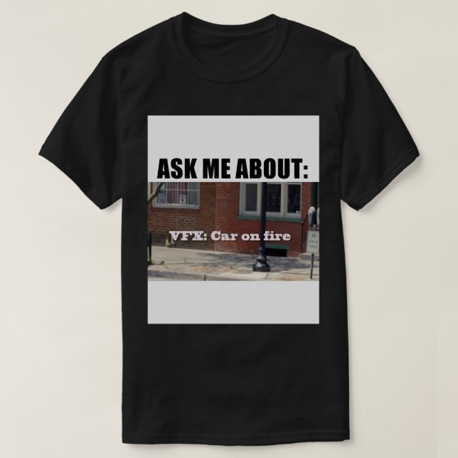 Camiseta Velocipastor VFXcar em chamas Clássico T Shirt (Frente do Design)