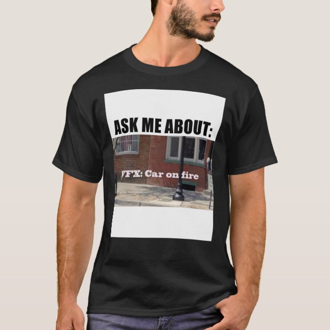 Camiseta Velocipastor  Vfxcar On Fire  T-Shirt (Frente)