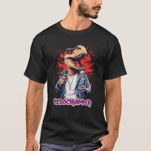 Camiseta Velocirapper Funny Dino Velociraptor Rapper Dinosa