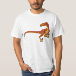 Camiseta Velociraptor, a velocidade alta Predator.Version 2