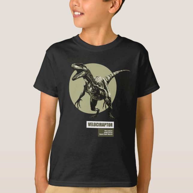 Camiseta Velociraptor Clássico (Frente)