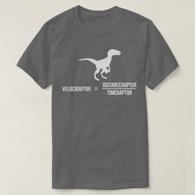 Camiseta Velociraptor Dinosaur Dino Puns Geometria Puns (Frente do Design)