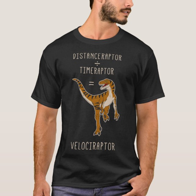 Camiseta Velociraptor = Distanceraptor  Timeraptor Essentia (Frente)