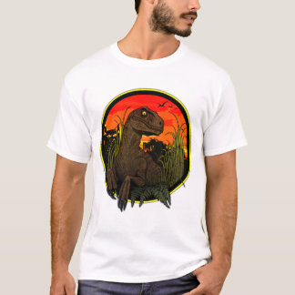 Camiseta Velociraptor - Garota Inteligente