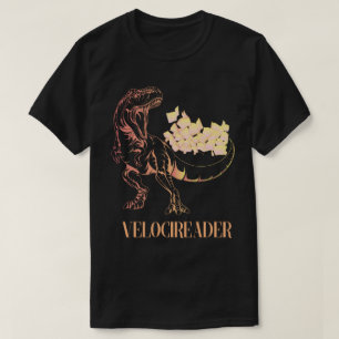 Camiseta Velocireader, incrível Velociraptor - dinossauro l