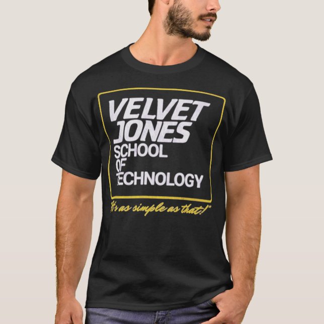 Camiseta Velvet Jones - Escola de Tecnologia (Frente)