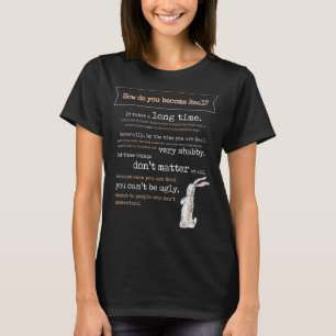 Camiseta Velveteen Rabbit Book Cote 1922 Tornando-Se Um Esq