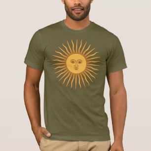 Camiseta Vem a decoração do ícone de Sun
