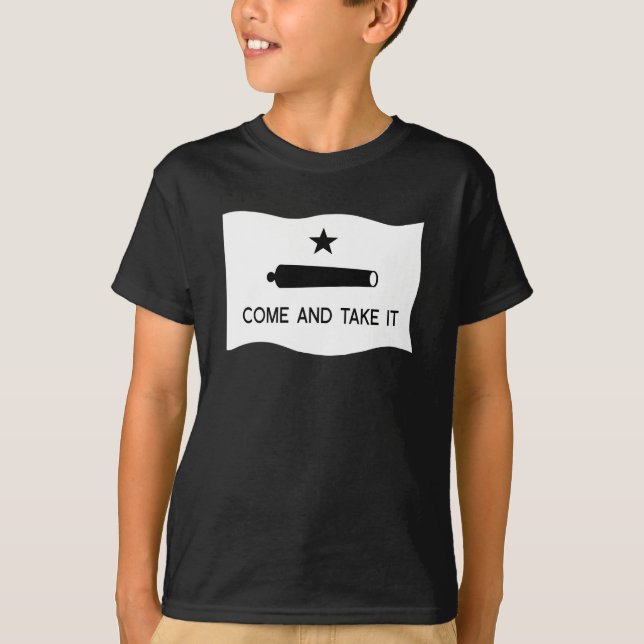 Camiseta Vem tomar-lhe o ~ Texas da bandeira (Frente)