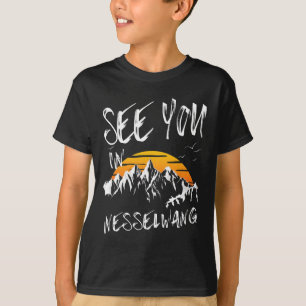 Camiseta Vemo-Nos Em Nesselwang, Alemanha, Esqui De Férias