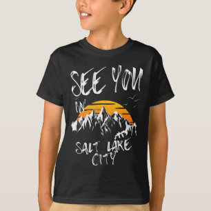 Camiseta Vemo-Nos Em Salt Lake City Usa Férias De Esqui A C
