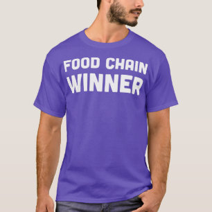 Camiseta Vencedor da Cadeia de comidas