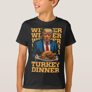 Camiseta Vencedor da Turquia Janta Engraçado Trump Thanksgi