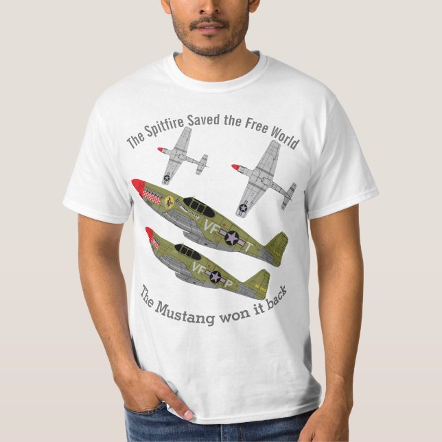 Camiseta Vencedor de Pfive1 P-51 (Frente)