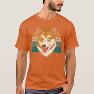 Camiseta Vencedor de presentes de cães retrô Welsh Corgi, p