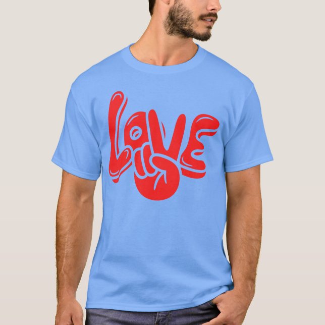Camiseta Vencedor do Amor vintage (Frente)