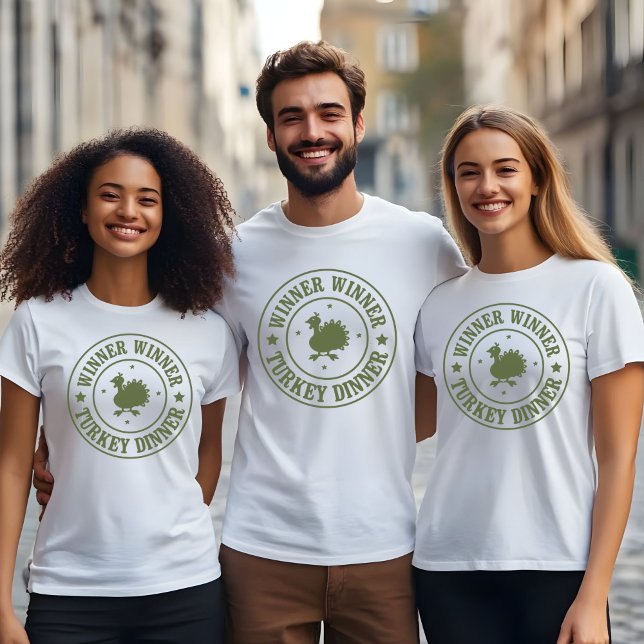 Camiseta Vencedor do Janto Turquia (Winner Winner Turkey Dinner tshirt)