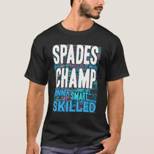 Camiseta Vencedor do jogo da placa Spades Player