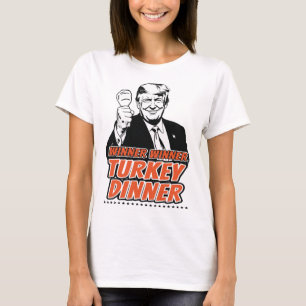 Camiseta Vencedor Turquia Janta Engraçado Turquia Trump Tha