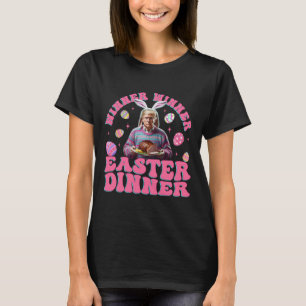 Camiseta Vencedor vencedor da Páscoa Janta Engraçado Trump 
