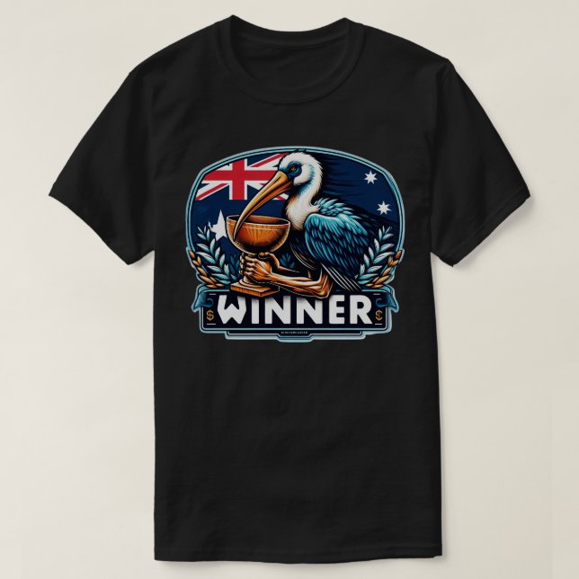 Camiseta Vencedor vencedor do Janto Frango 7 (Frente do Design)