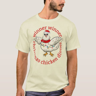 Camiseta Vencedor vencedor Janta engraçado