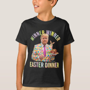 Camiseta Vencedor Vencedor Jantar de Páscoa Presidente Trum