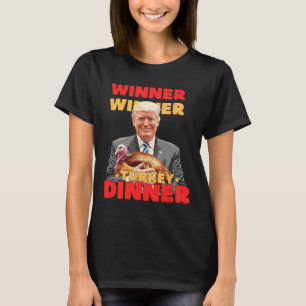 Camiseta Vencedor Vencedor Jantar de Peru Engraçado Dia de