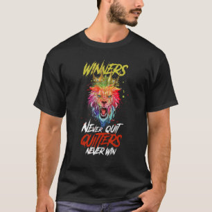 Camiseta Vencedores De Leões Nunca Deixam De Motivar O Trab