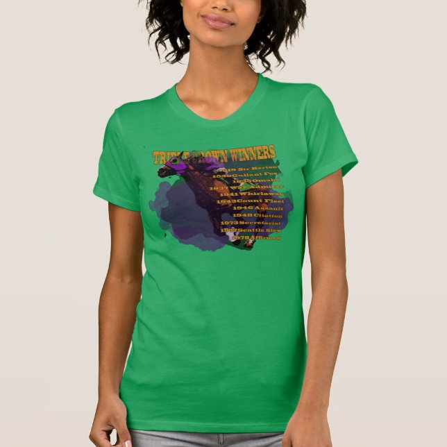 Camiseta Vencedores do Triple Crown (Frente)