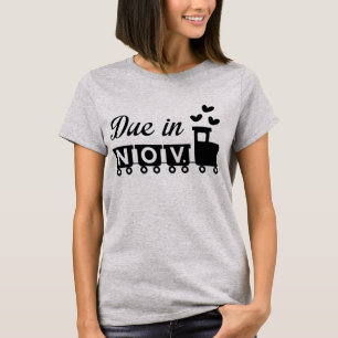 Camiseta Vencido Em Novembro Da Maternidade