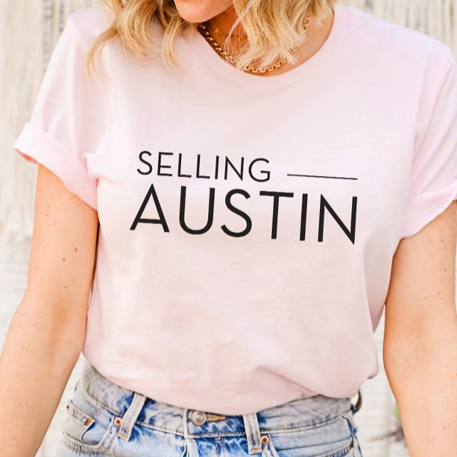 Camiseta Venda de Austin - Venda de Realtors Sunset T-Shirt (Selling Austin Tshirt like Selling Sunset Show)