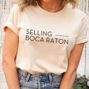 Camiseta Venda de Boca Raton - Venda de T-Shirt Sunset
