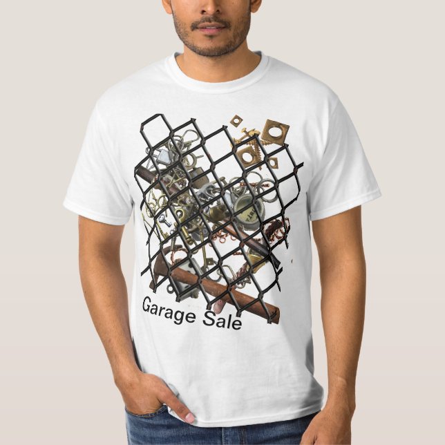 Camiseta Venda de garagem com impressão T-Shirt (Frente)