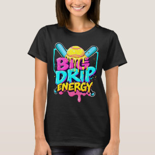 Camiseta Venda grandes caras de energia de gotejamento Sorv