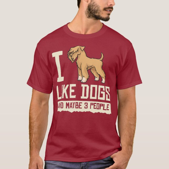Camiseta Vendedor de Cachorros de Terrier, de Roda Molhada (Frente)